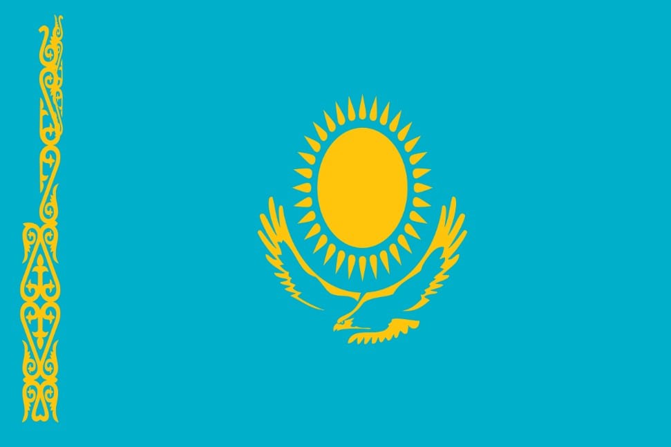 Казахский флаг