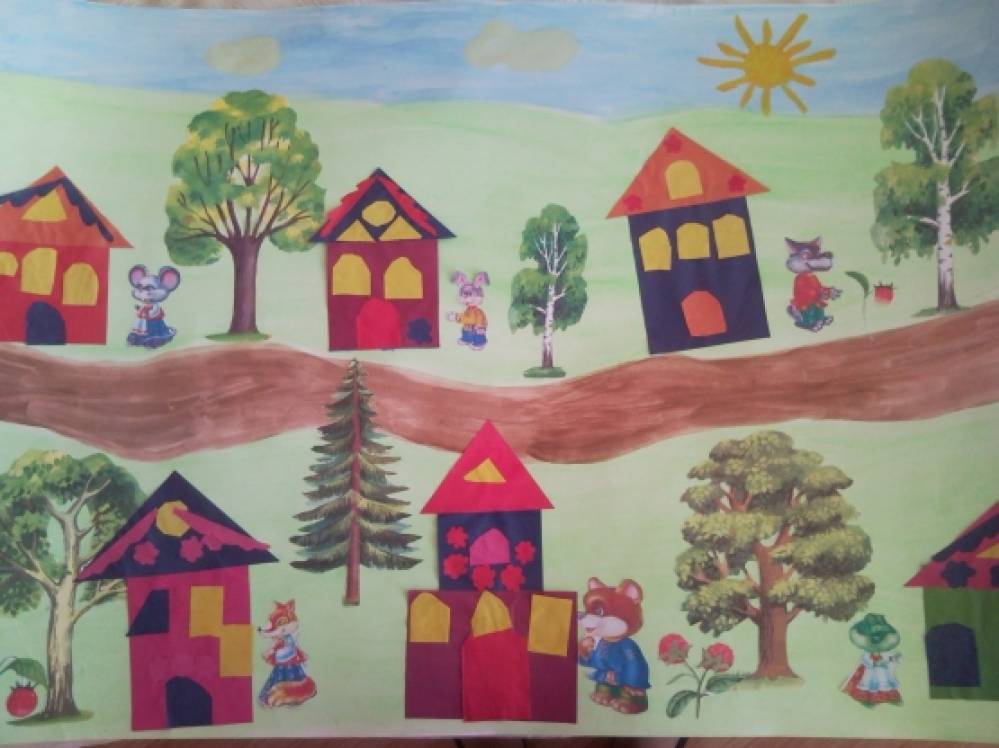 Рисунки в старшей группе детского сада