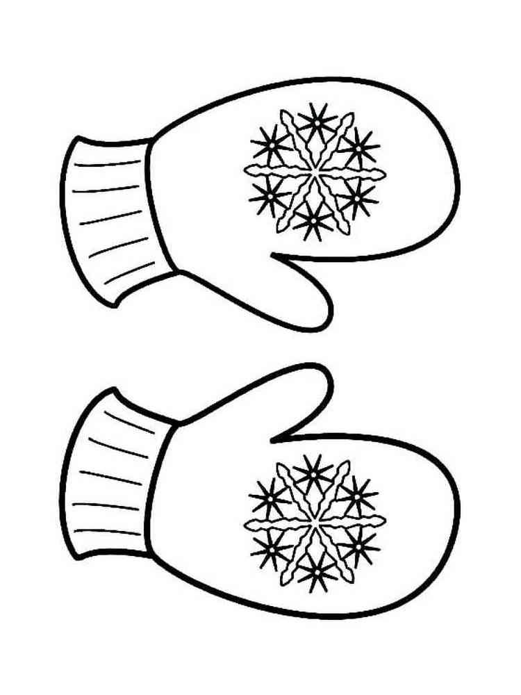 mittens coloring pages 17