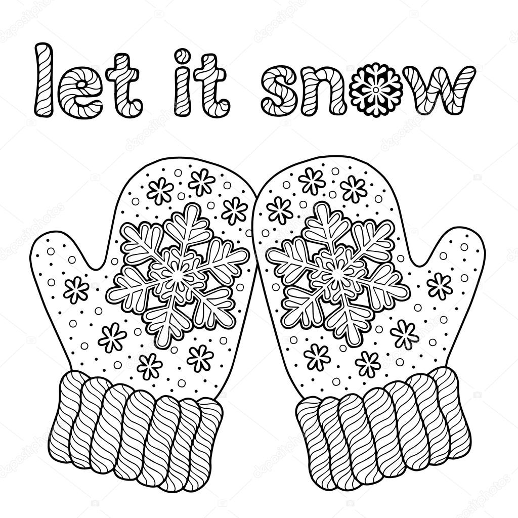 depositphotos 123307410 stock illustration let it snow i love