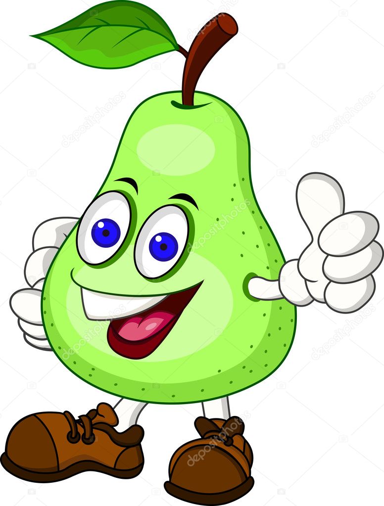 depositphotos 10356824 stock illustration pear cartoon character